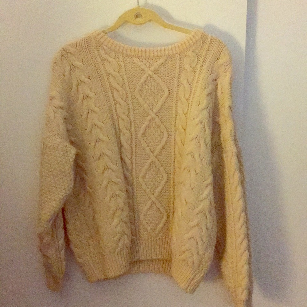 Vintage 80s Apres ski cozy wool sweater